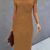 Abito Midi A-line da Donna – Adatto per Diverse Occasions, Casual e Lavoro