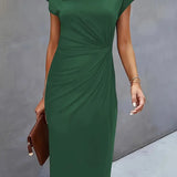Abito Midi A-line da Donna – Adatto per Diverse Occasions, Casual e Lavoro