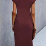 Abito Midi A-line da Donna – Adatto per Diverse Occasions, Casual e Lavoro
