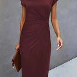 Abito Midi A-line da Donna – Adatto per Diverse Occasions, Casual e Lavoro