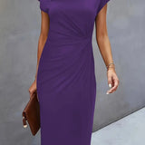 Abito Midi A-line da Donna – Adatto per Diverse Occasions, Casual e Lavoro