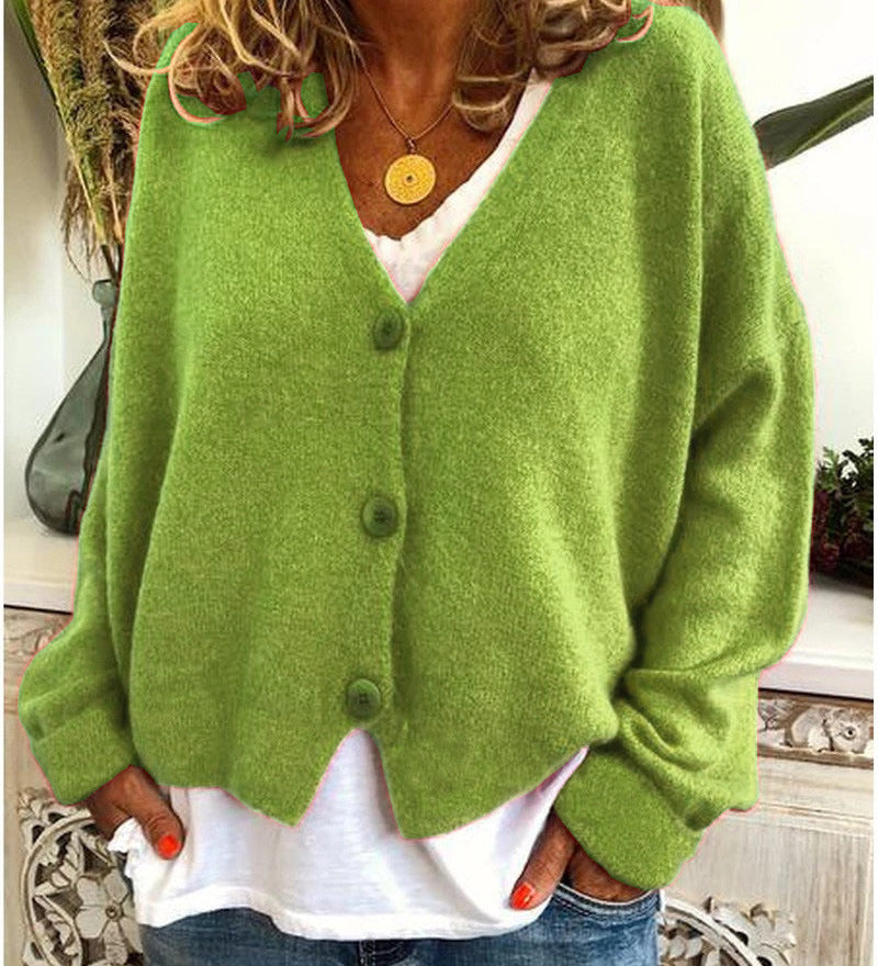 Cardigan lavorato a maglia da donna