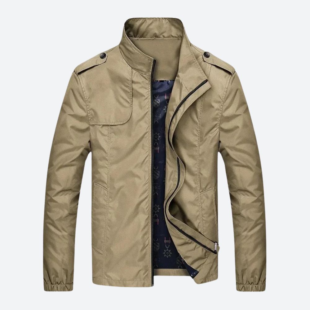 Rachele™ | Giacca militare con zip frontale