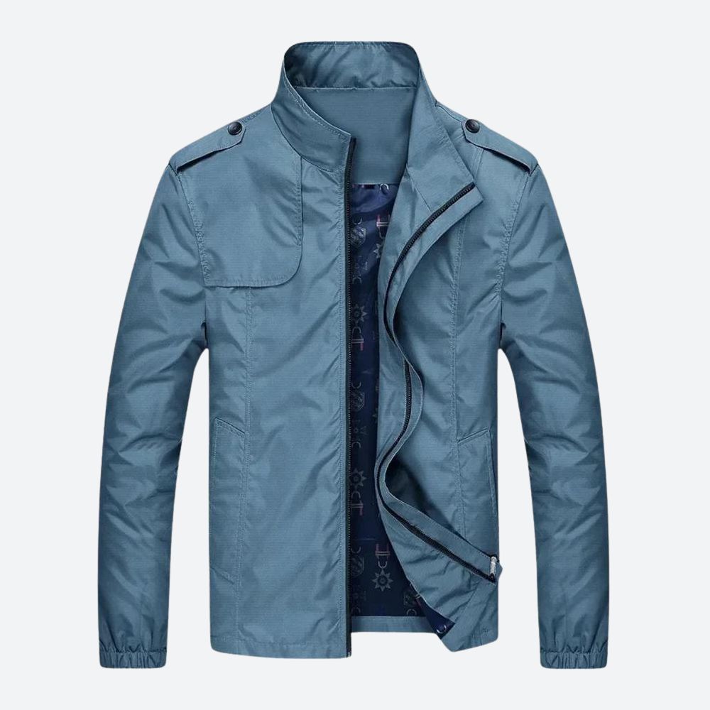 Rachele™ | Giacca militare con zip frontale