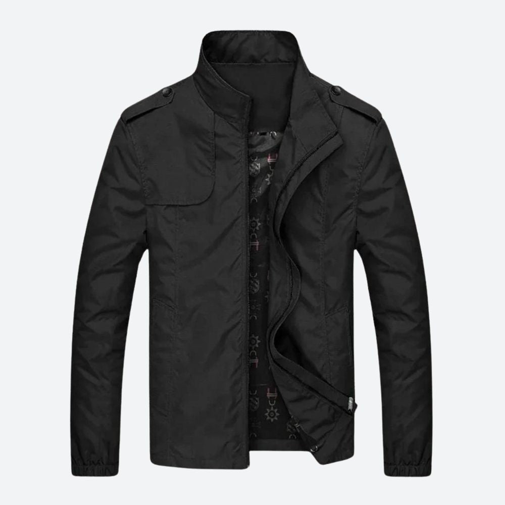 Rachele™ | Giacca militare con zip frontale