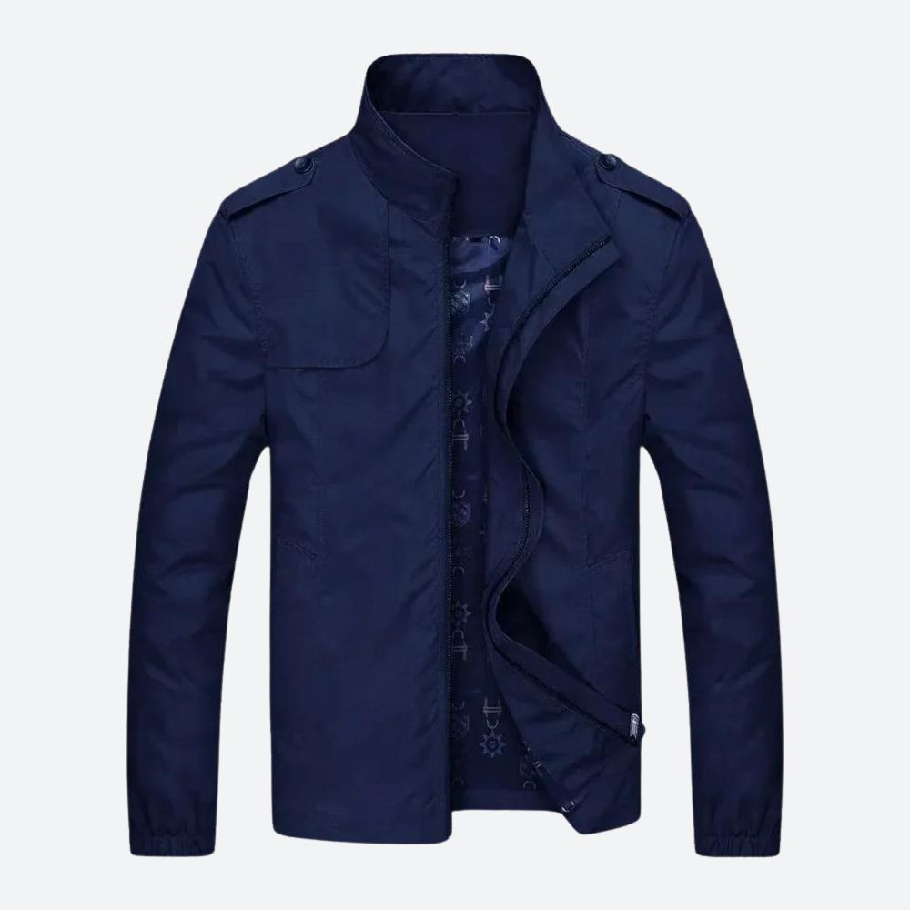 Rachele™ | Giacca militare con zip frontale