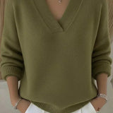 Federica™ | Maglione morbido con scollo a V