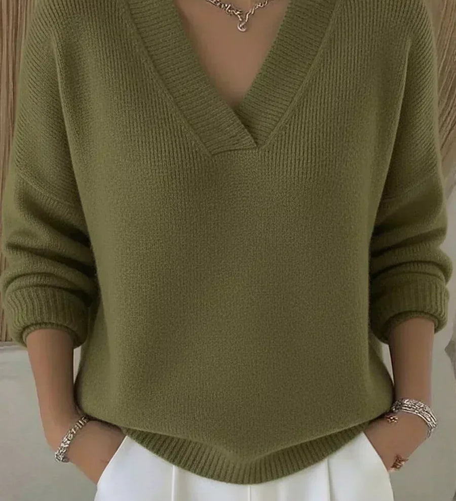 Federica™ | Maglione morbido con scollo a V