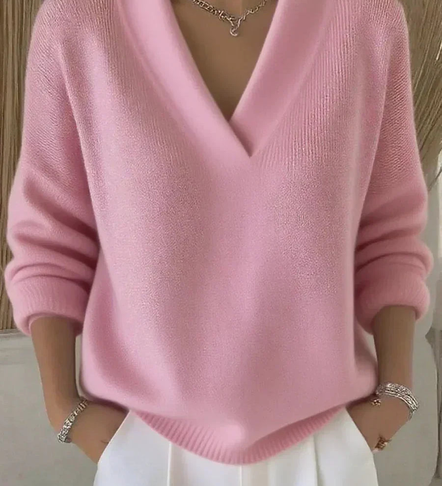 Federica™ | Maglione morbido con scollo a V