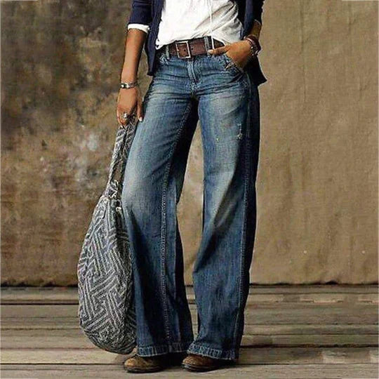 Jeans da donna | Vita alta e gamba larga