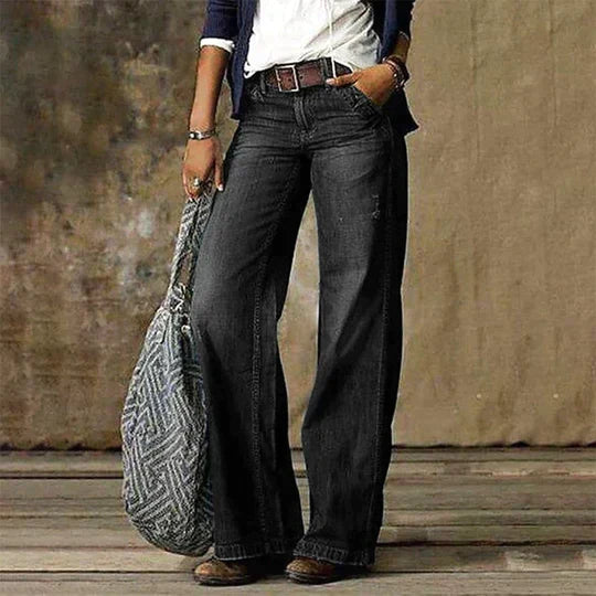 Jeans da donna | Vita alta e gamba larga