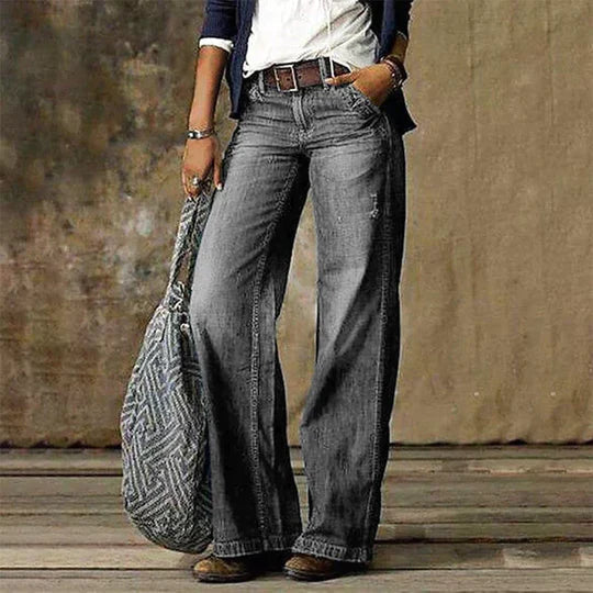 Jeans da donna | Vita alta e gamba larga