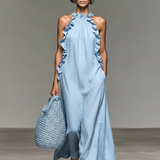 Kaisa™ | Abito Maxy con Tasche