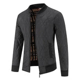 Giacca da Uomo Trapuntata – Con Zip, Adatta per Autunno e Inverno