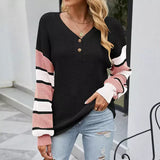 Donne - Maglia patchwork - Stile alla moda