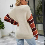 Donne - Maglia patchwork - Stile alla moda