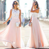 Elegante abito estivo in pizzo per donna