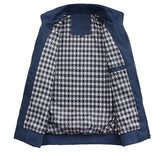 Letizia™ | Giacca Harrington con fodera a quadri