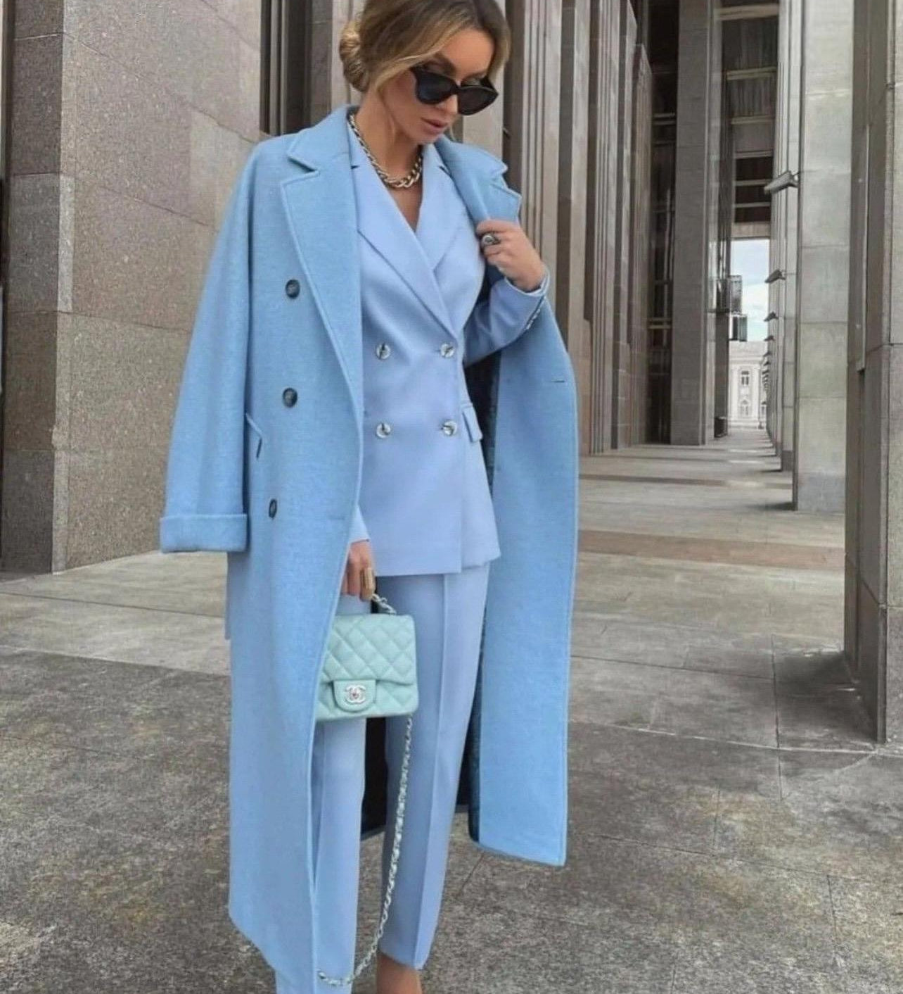 Veronica™ | Completo blazer e pantaloni in misto lana