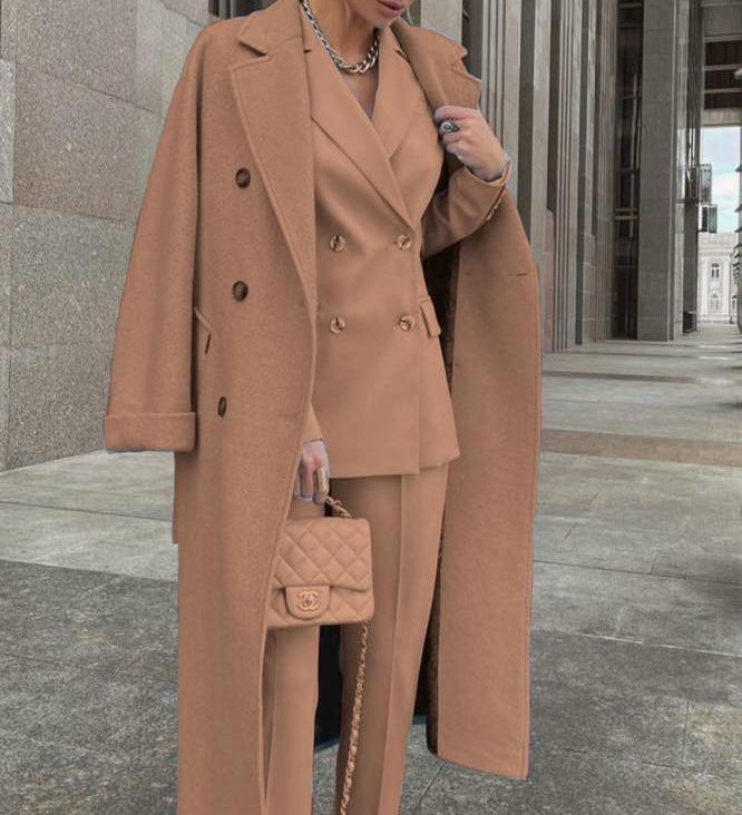 Veronica™ | Completo blazer e pantaloni in misto lana