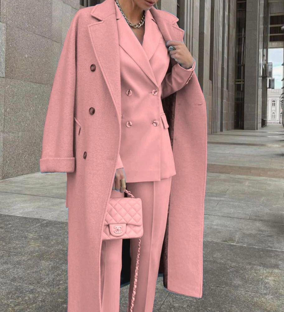Veronica™ | Completo blazer e pantaloni in misto lana