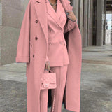 Veronica™ | Completo blazer e pantaloni in misto lana