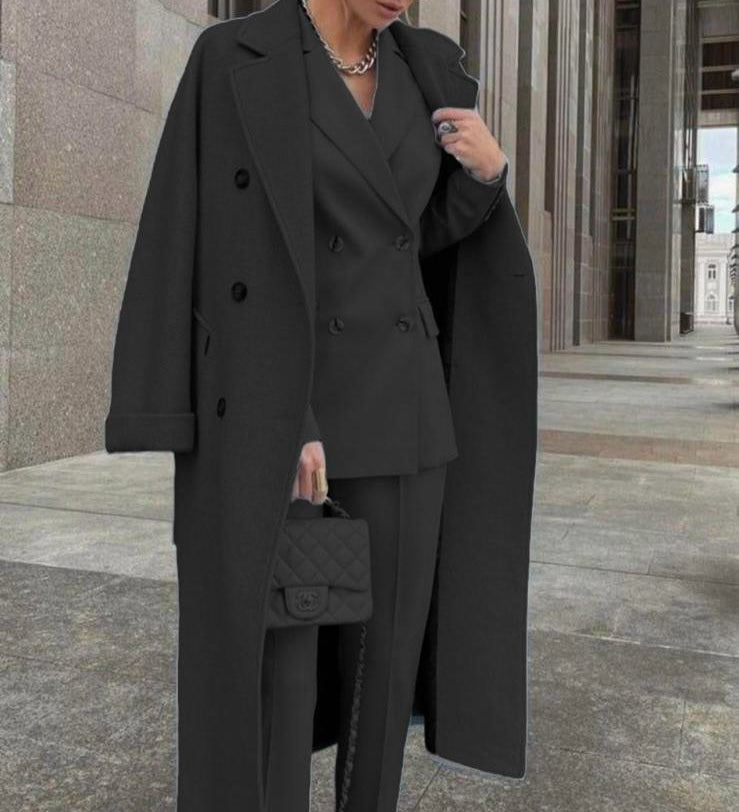 Veronica™ | Completo blazer e pantaloni in misto lana