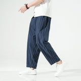 Varel | Pantaloni a righe con vestibilità comoda