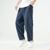 Varel | Pantaloni a righe con vestibilità comoda