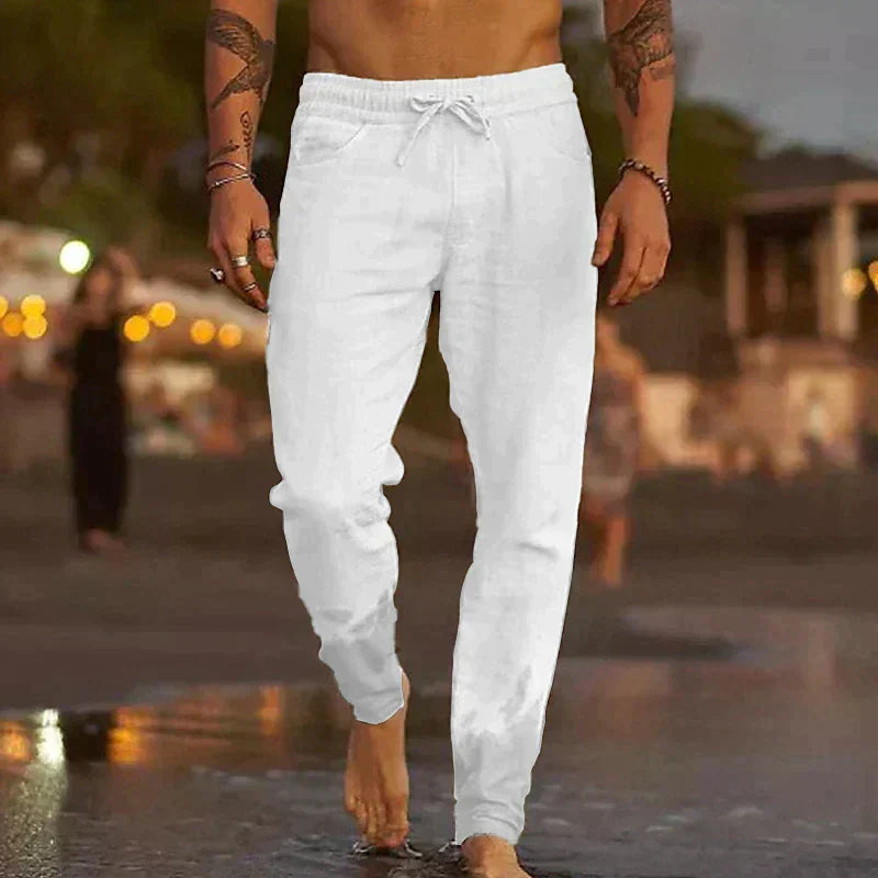 Varel | Pantaloni da spiaggia in lino