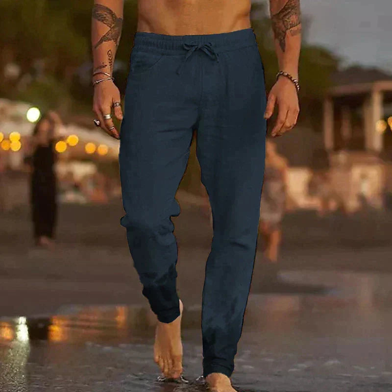 Varel | Pantaloni da spiaggia in lino