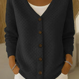 Bianca™ | Cardigan trapuntato con bottoni