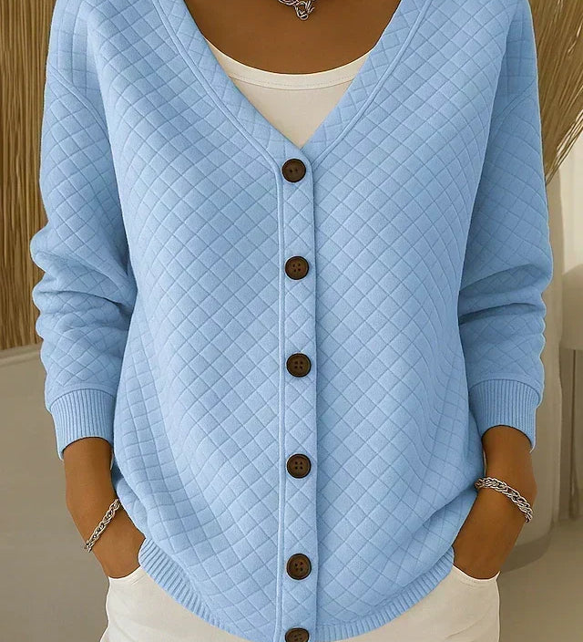 Bianca™ | Cardigan trapuntato con bottoni