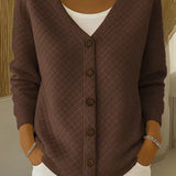 Bianca™ | Cardigan trapuntato con bottoni