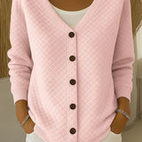 Bianca™ | Cardigan trapuntato con bottoni
