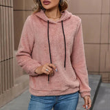 Felpa con cappuccio da donna | Effetto teddy e comfort avvolgente