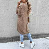 Cardigan lungo oversize da donna - Maglia ampia e comoda