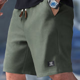 Varel | Pantaloni corti da uomo estivi comodi con vita elastica | 1+1 in omaggio
