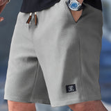 Varel | Pantaloni corti da uomo estivi comodi con vita elastica | 1+1 in omaggio