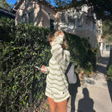 Set Oversized Donna – Casual con Pantaloni Corti e Maglione per Primavera e Estate