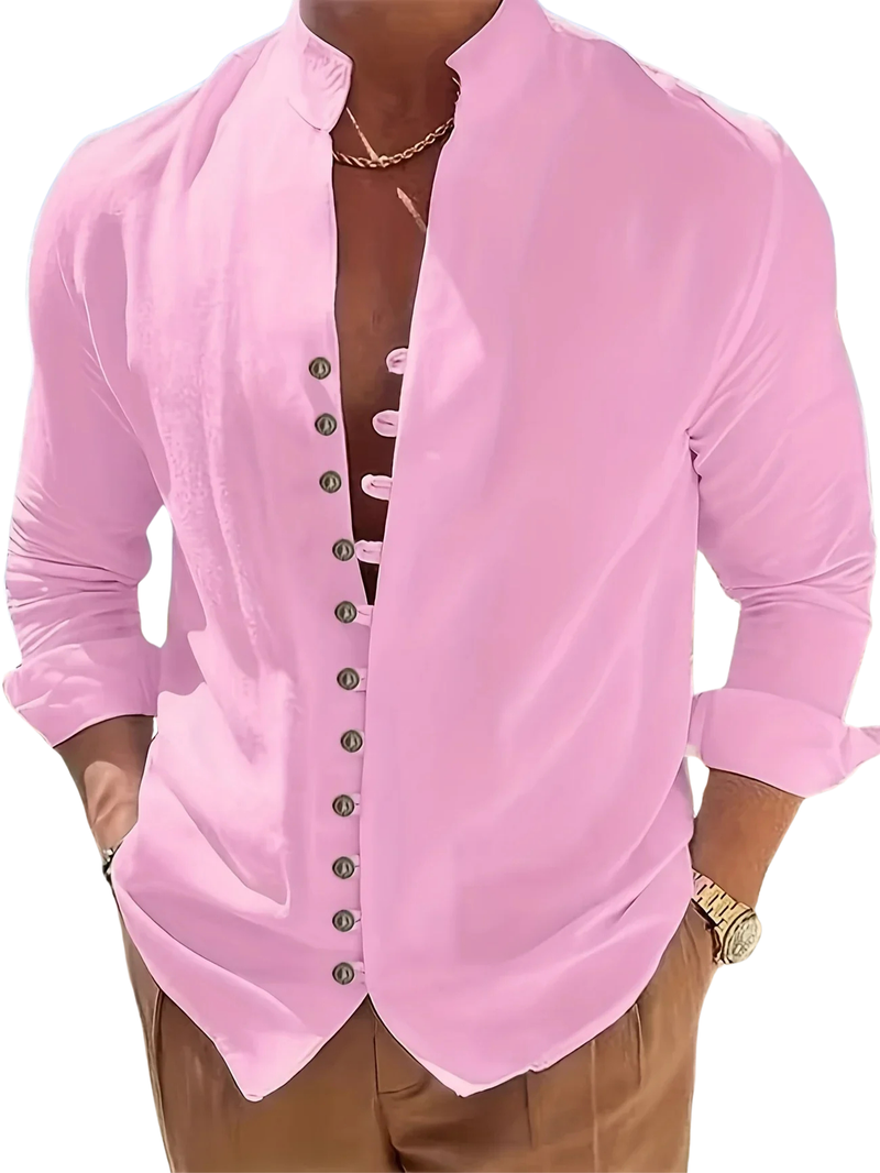 Varel | Camicia leggera in cotone a maniche lunghe