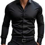 Varel | Camicia elegante a maniche lunghe con bottoni