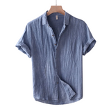 Varel | Camicia elegante a maniche corte con bottoni
