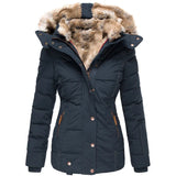 Varel | Cappotto invernale caldo con fodera in pelliccia