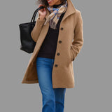 Giacca Slim Fit da Donna – Con Cappuccio, Adatta per Autunno e Inverno