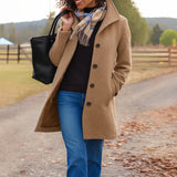 Giacca Slim Fit da Donna – Con Cappuccio, Adatta per Autunno e Inverno