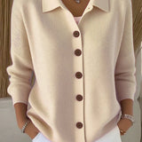 Vittoria™ | Cardigan con collo e bottoni
