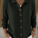 Vittoria™ | Cardigan con collo e bottoni