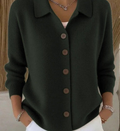 Vittoria™ | Cardigan con collo e bottoni