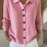 Vittoria™ | Cardigan con collo e bottoni